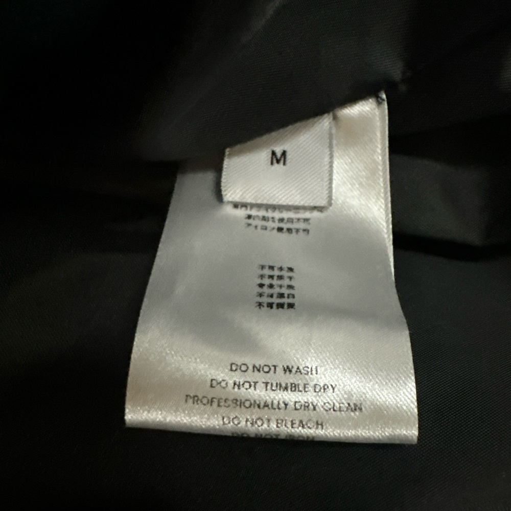 Gentle Herd High-Neck Puffer Jacket Black Size Medium‎ Vegan Leather - Picture 11 of 12